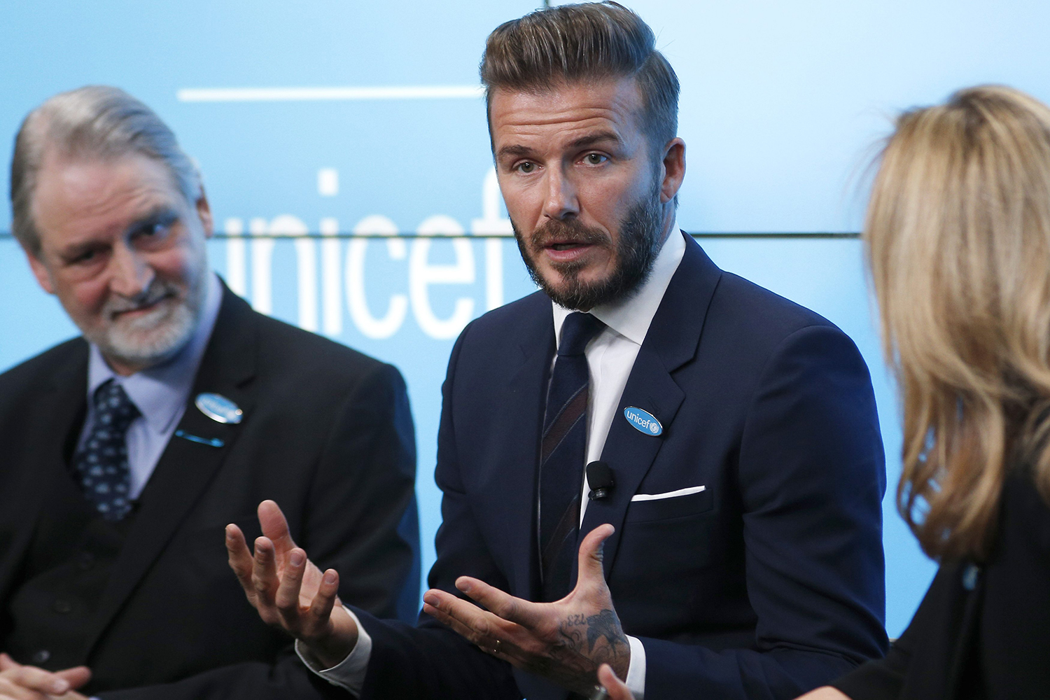 David Beckham presenta junto a Unicef proyecto