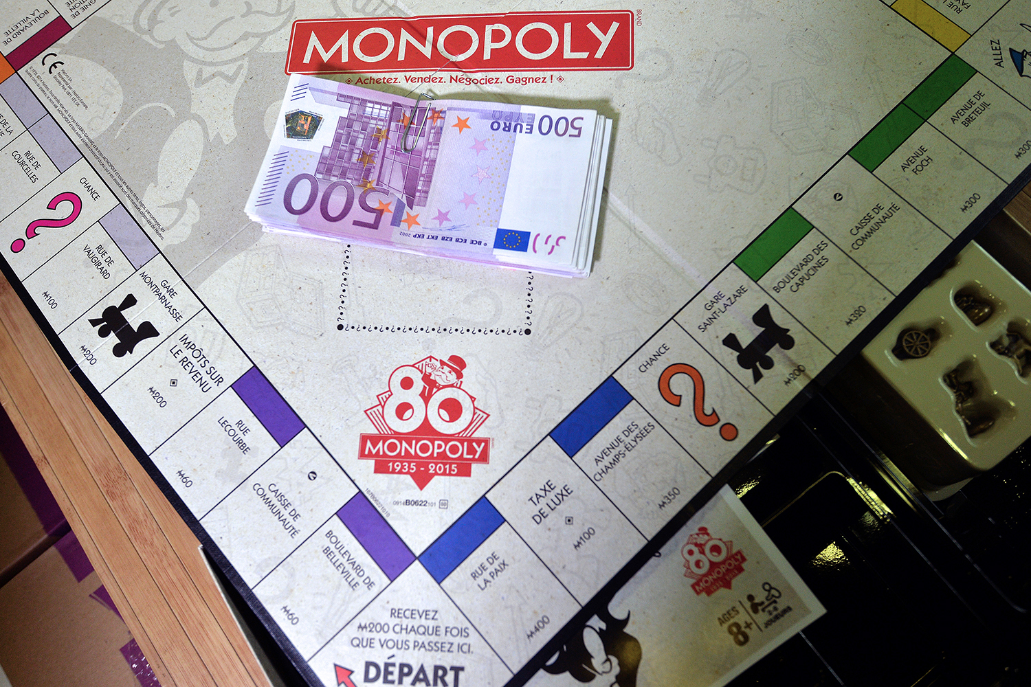 Un Monopoly con billetes de verdad