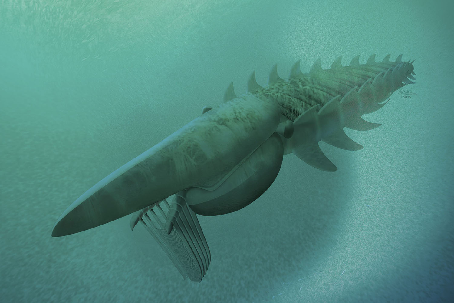 Descubren un monstruo marino de 2 metros de largo