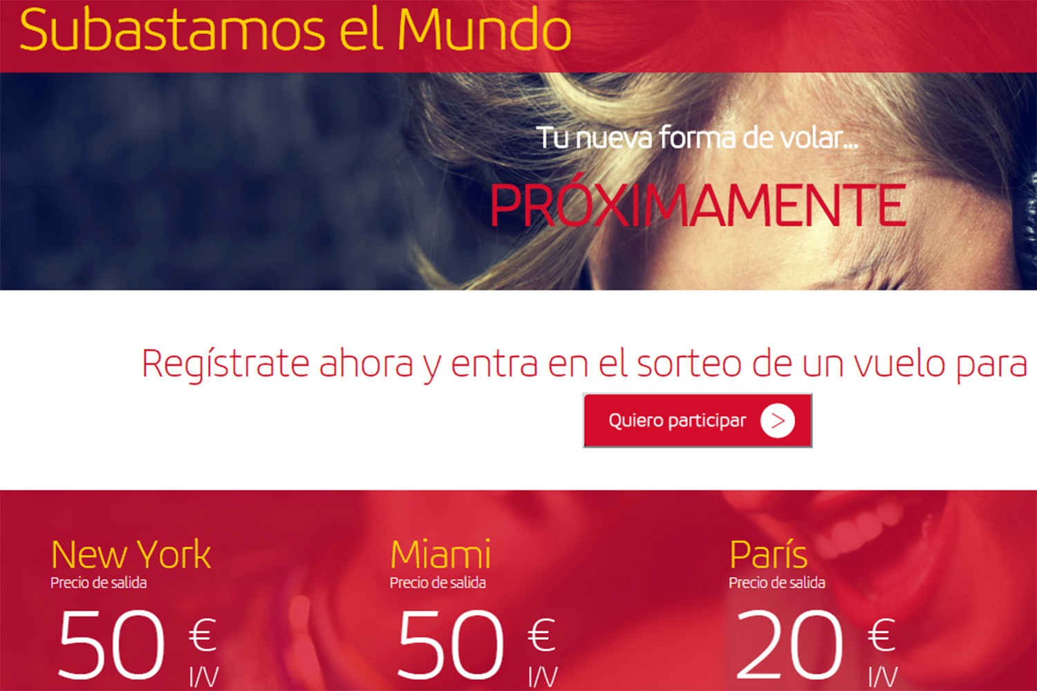 ¿Vuelos Madrid  Nueva York por 50 euros?