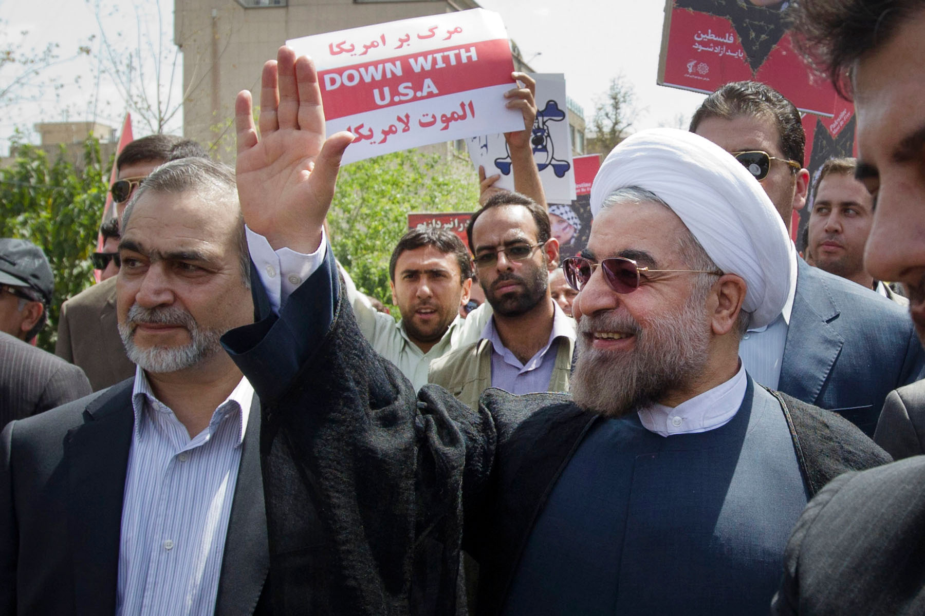 Irán. El nuevo presidente Hasan Rohaní tomó ayer posesión del cargo para los próximos cuatro años. E