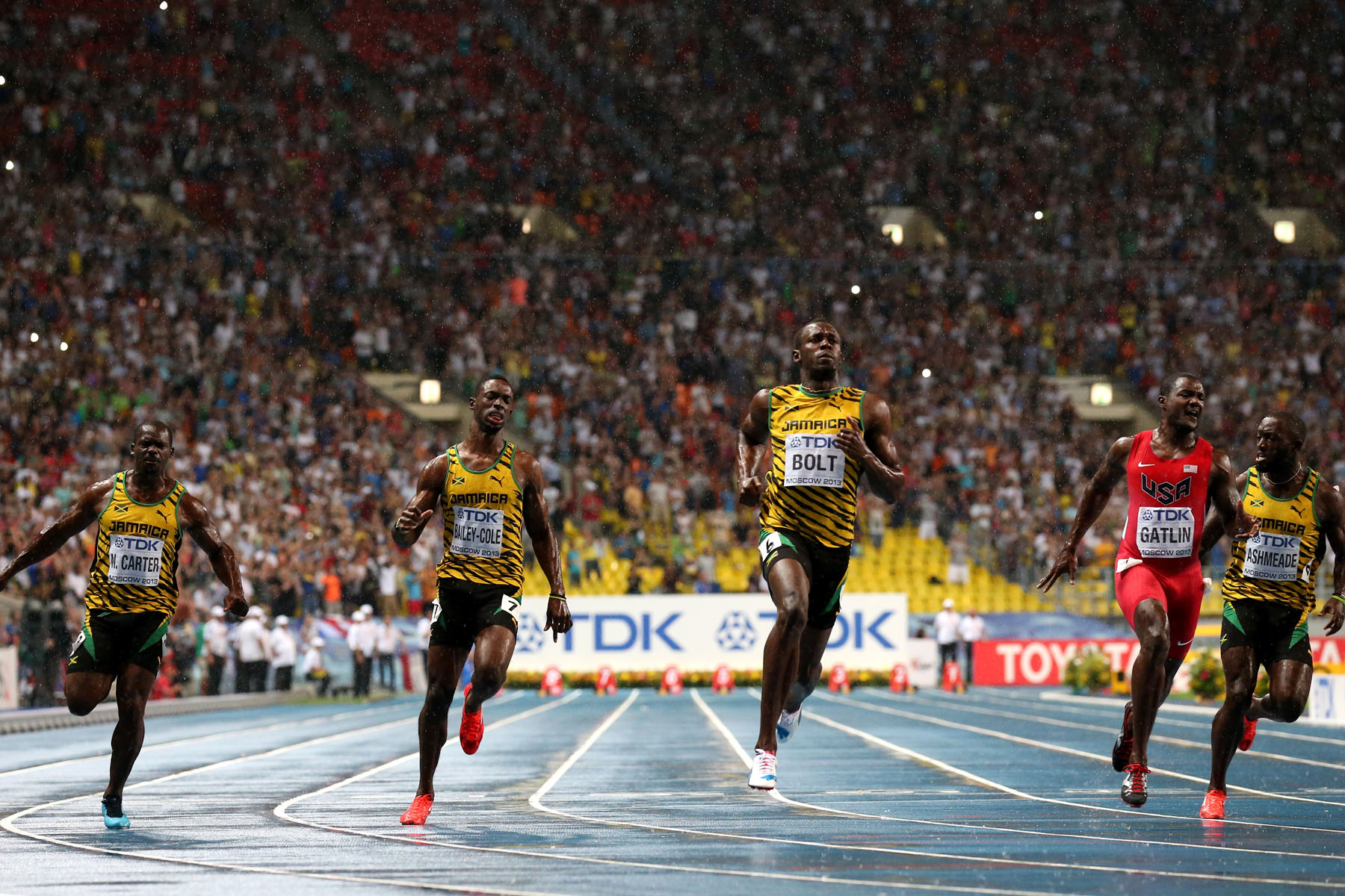 Usain Bolt es de nuevo el campeón de los 100 metros con un tiempo de 9,77 segundos