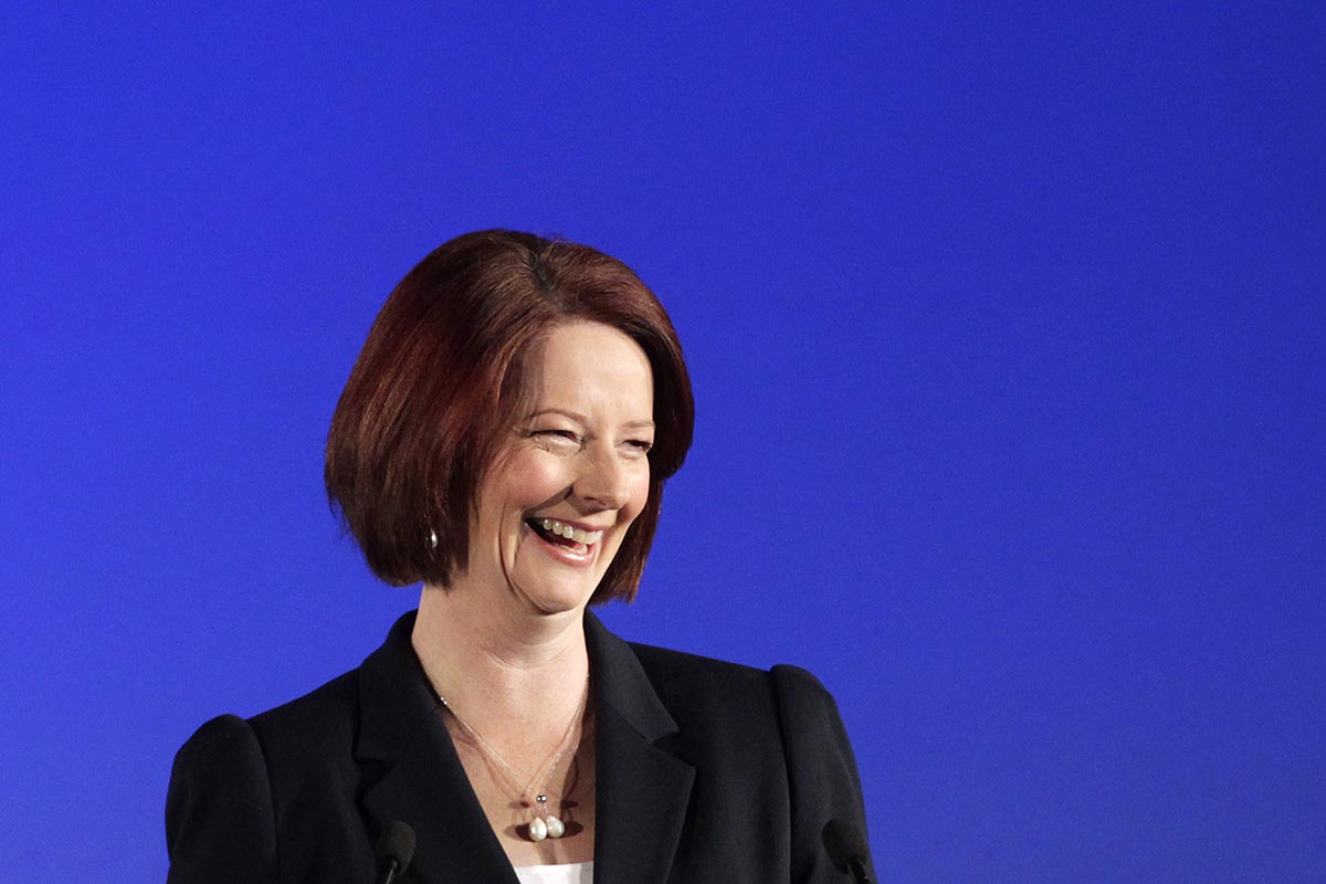 Especial mujeres que gobiernan. Julia Gillard, abogada, 51 años. Ex primera ministra de Australia