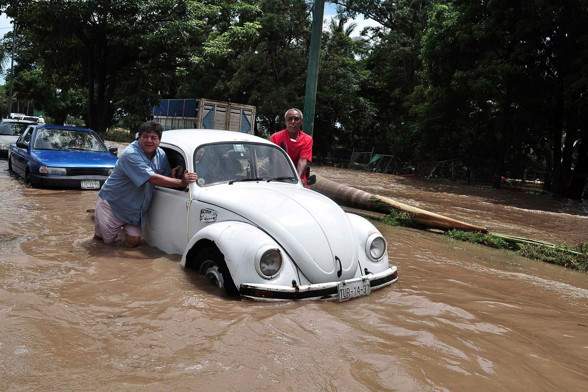 Acapulco vuelve a sufrir inundaciones debido a una nueva racha de lluvias