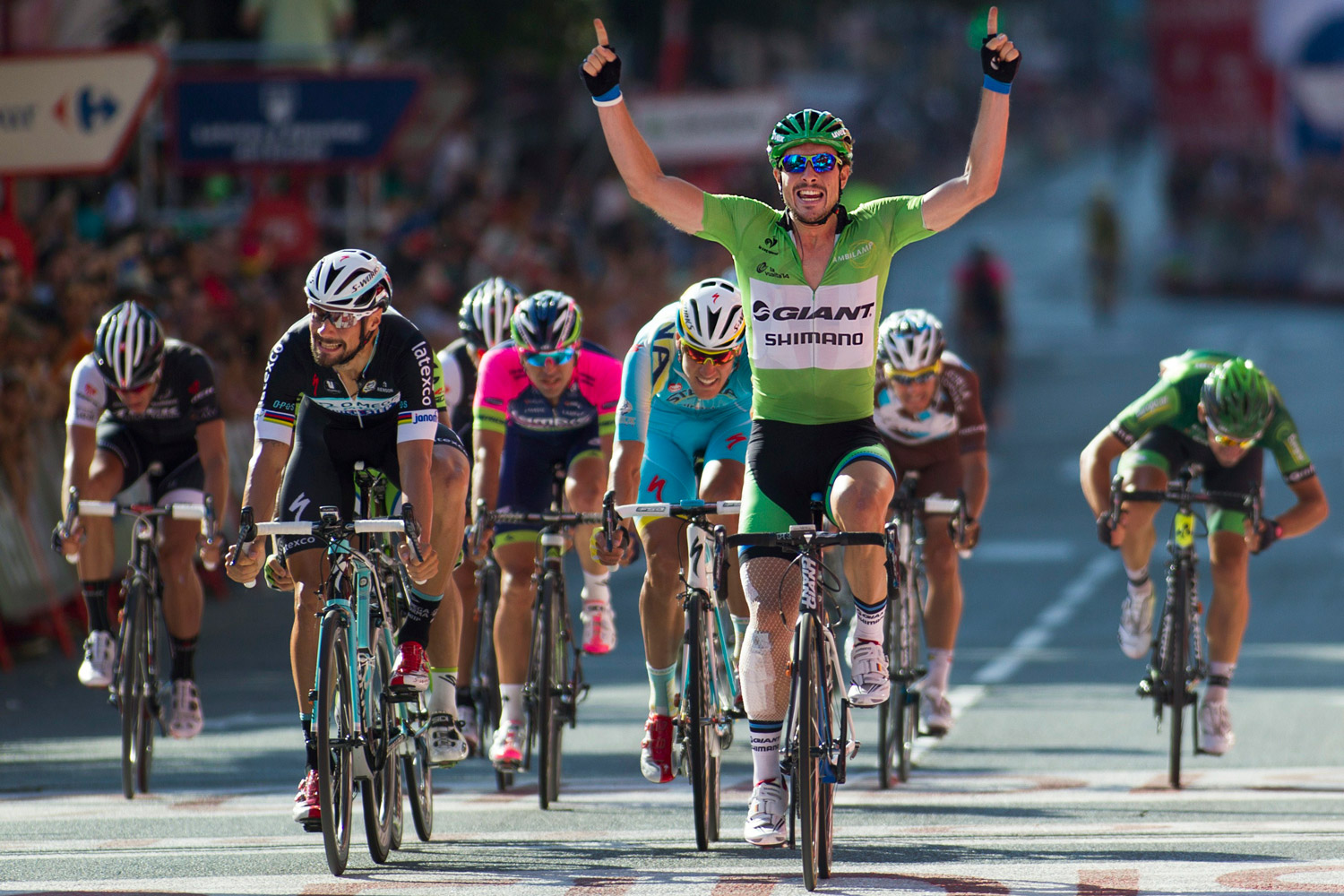 John Degenkolb consigue su tercera victoria en la Vuelta Ciclista a España