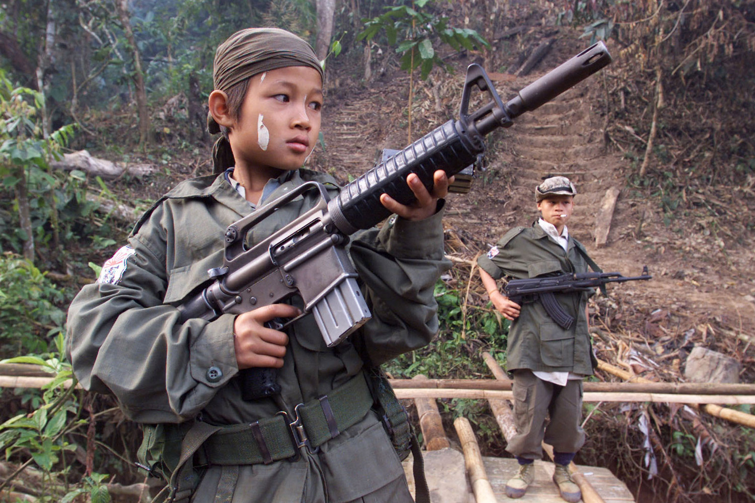 Birmania libera a 109 niños soldado