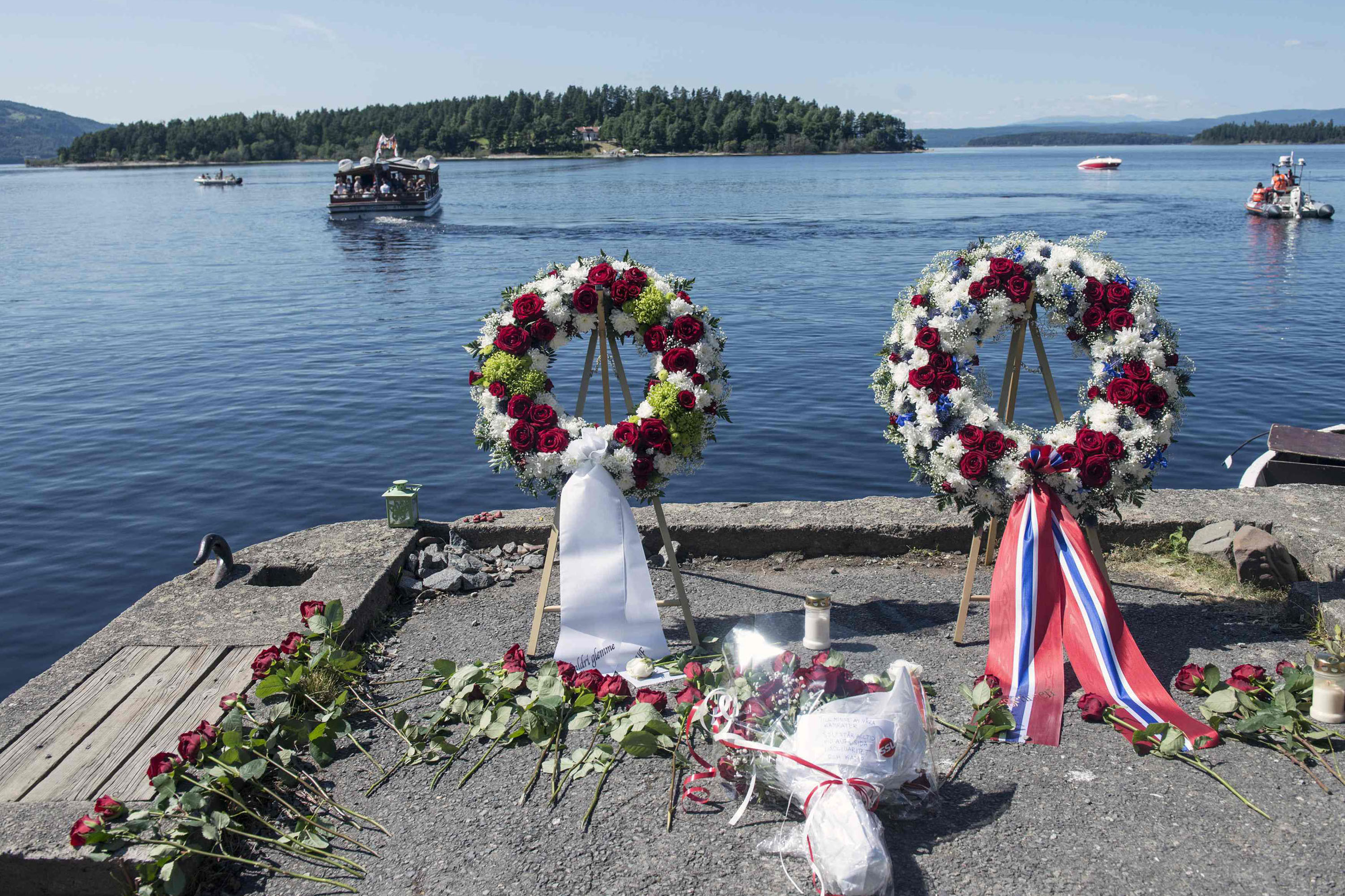Ayer finalizaron las conmemoraciones en la isla de Utoya y en Oslo por el segundo aniversario del do