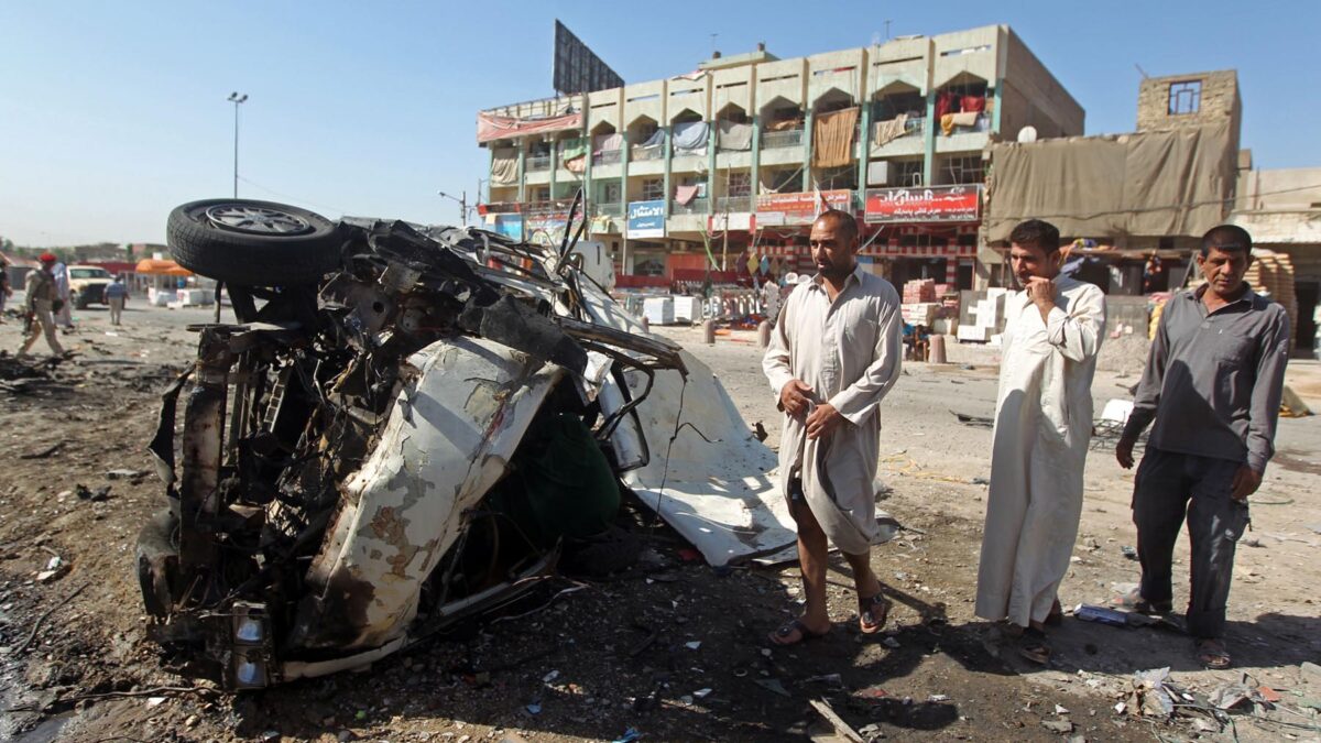 Al menos quince coches bomba estallaron ayer en Irak y provocaron la muerte de entre 47 y 60 persona