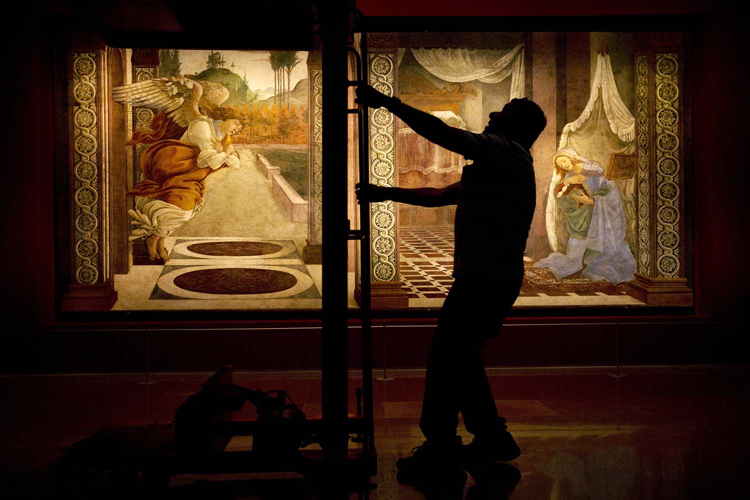 El Museo de Israel exhibe por primera vez ‘La anunciación de San Martino’ de Botticelli