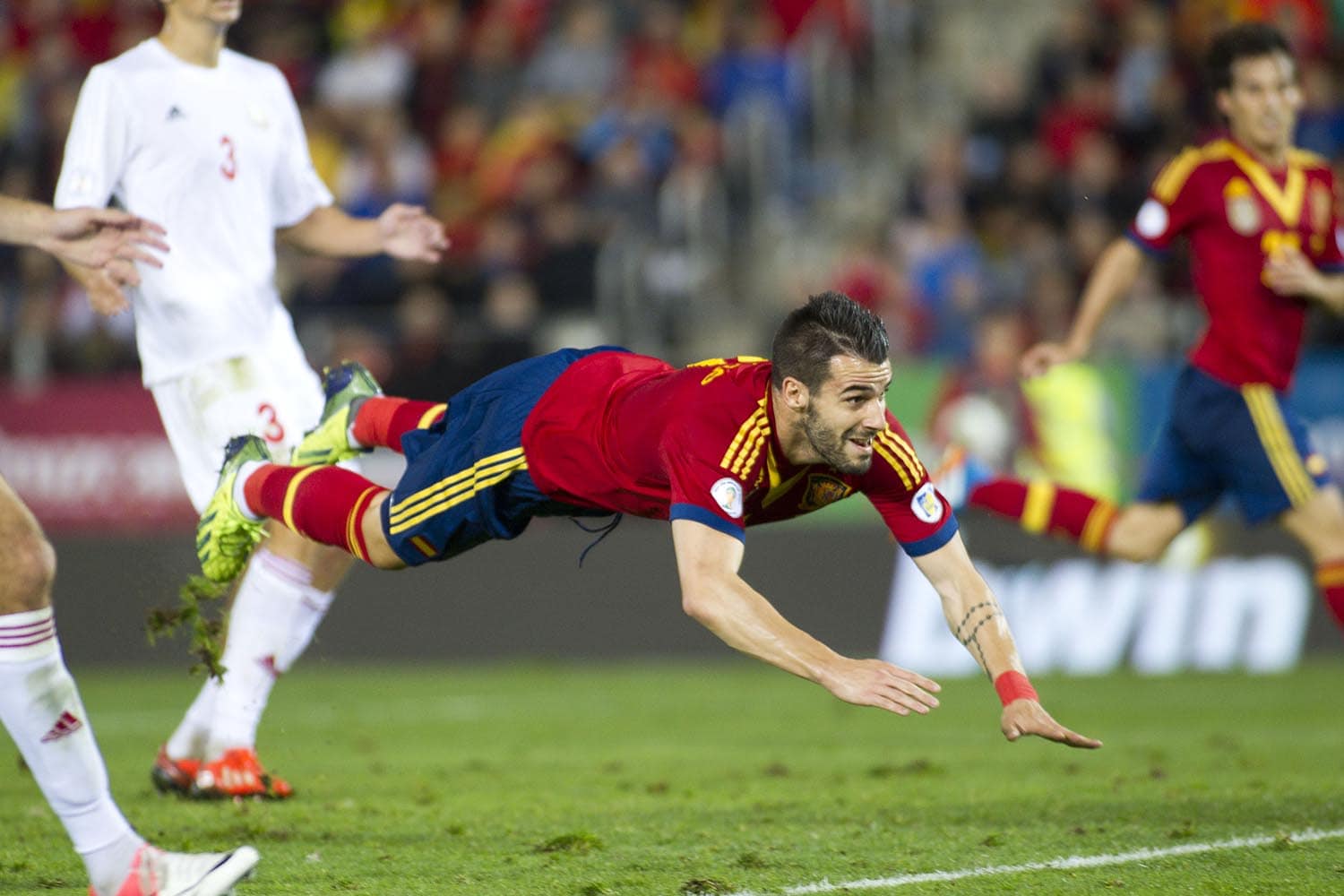 Especial España al Mundial. Álvaro Negredo ha marcado tres goles en la clasificación