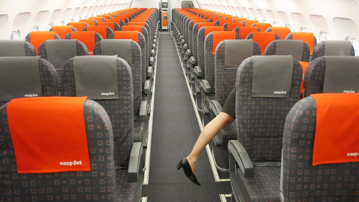 Especial Un mundo pequeño. Un avión de la línea de bajo coste EasyJet