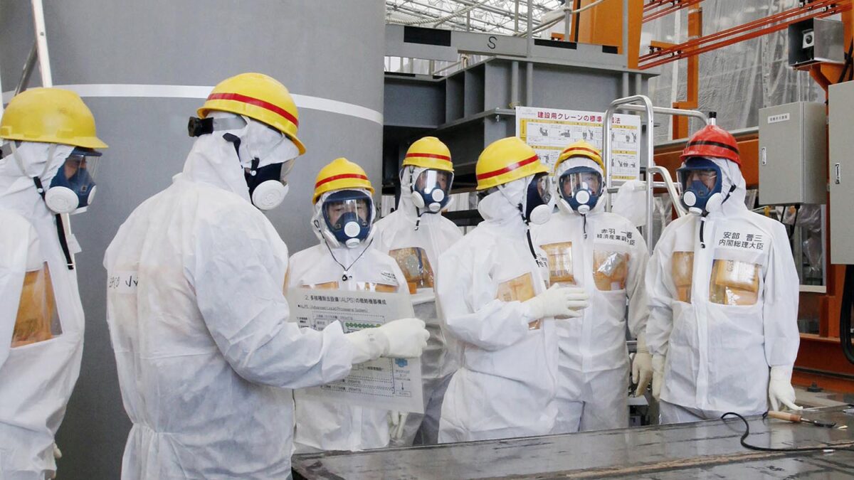 Dos españoles en Fukushima