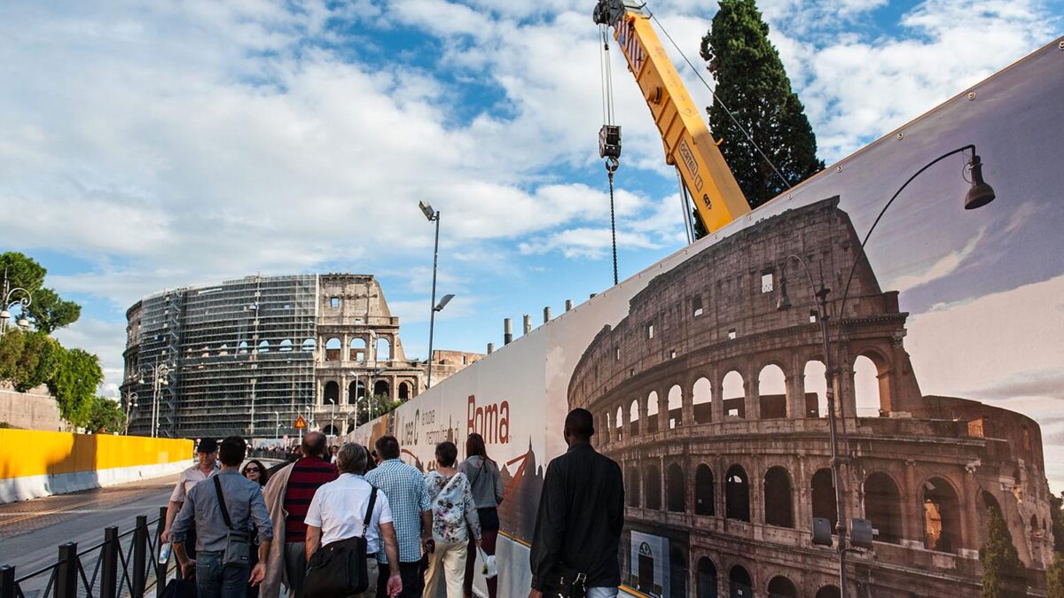 Empiezan los trabajos de restauración del Coliseo de Roma financiados por el dueño de Tod’s