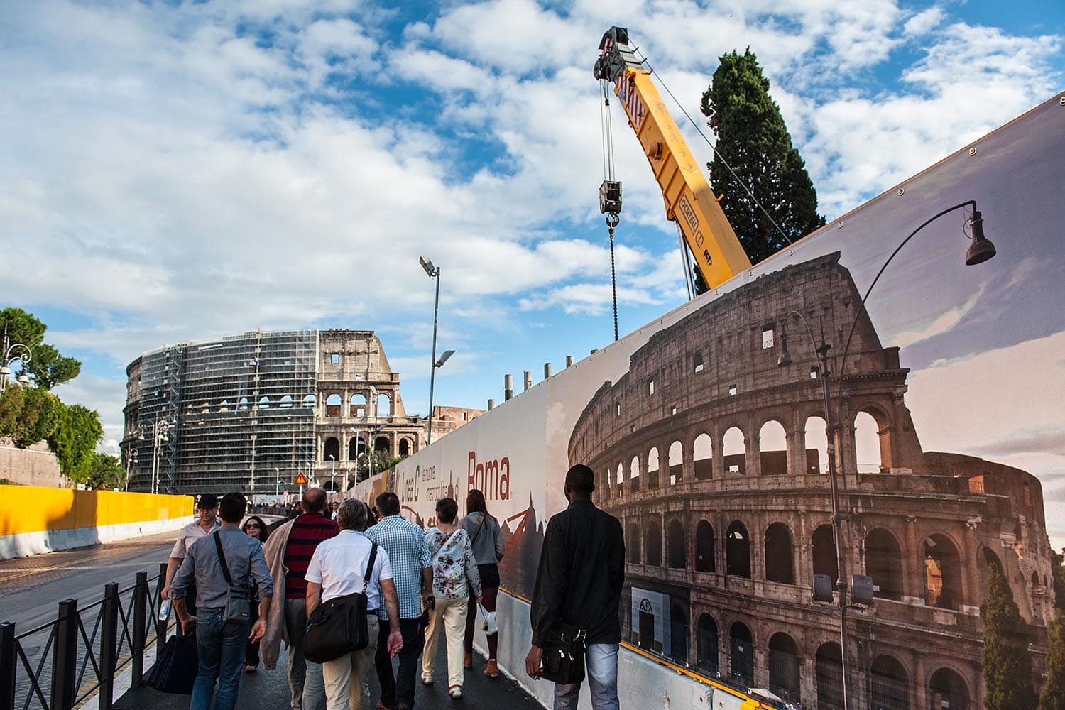 Empiezan los trabajos de restauración del Coliseo de Roma financiados por el dueño de Tod's