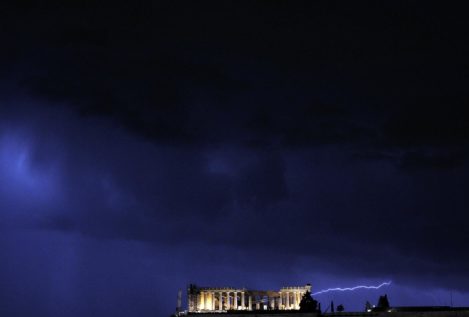 Una racha de lluvias torrenciales sorprende a Atenas y causa inundaciones en otras ciudades griegas