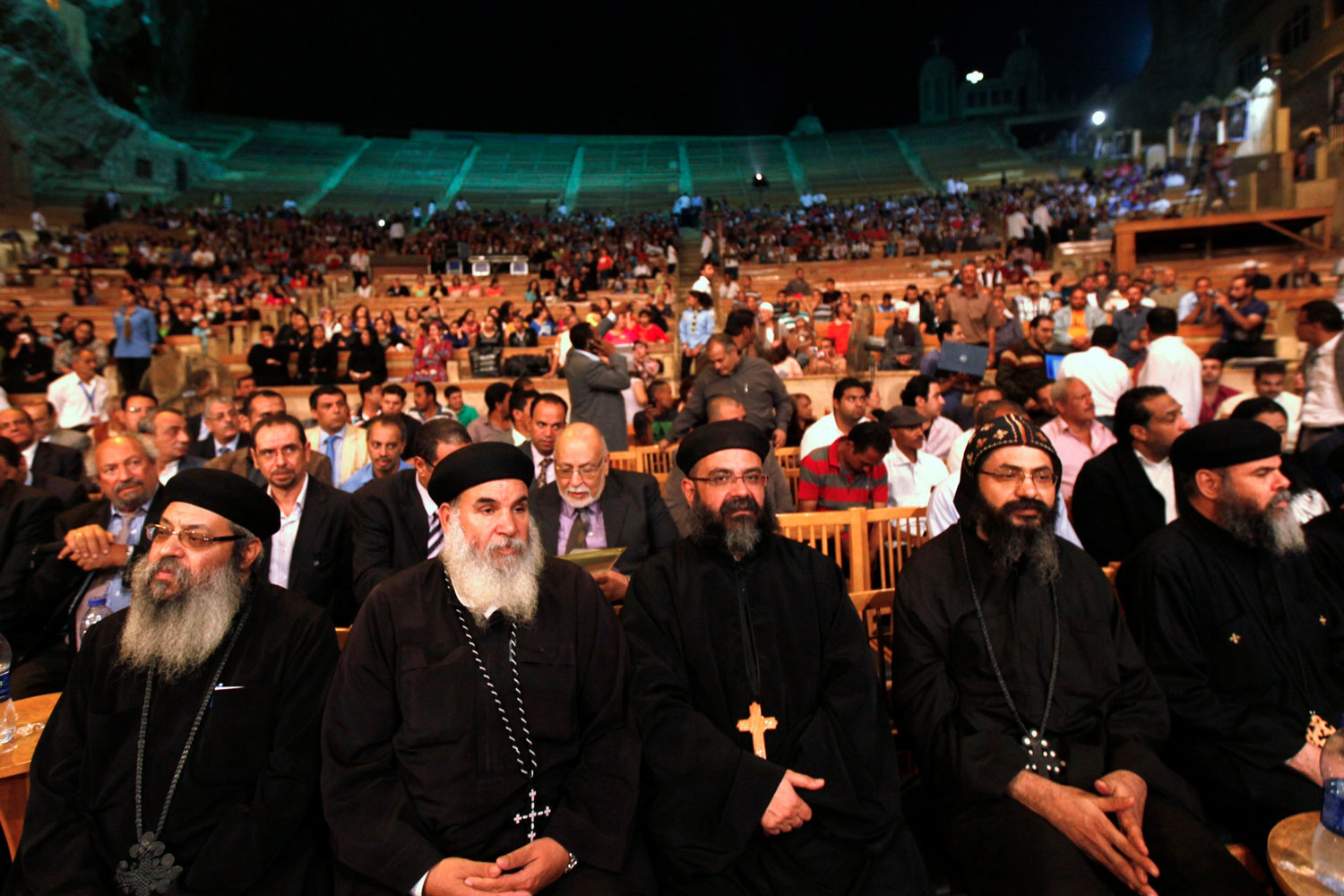 Los cristianos coptos conmemoran el segundo aniversario de la masacre de Maspero, en Egipto