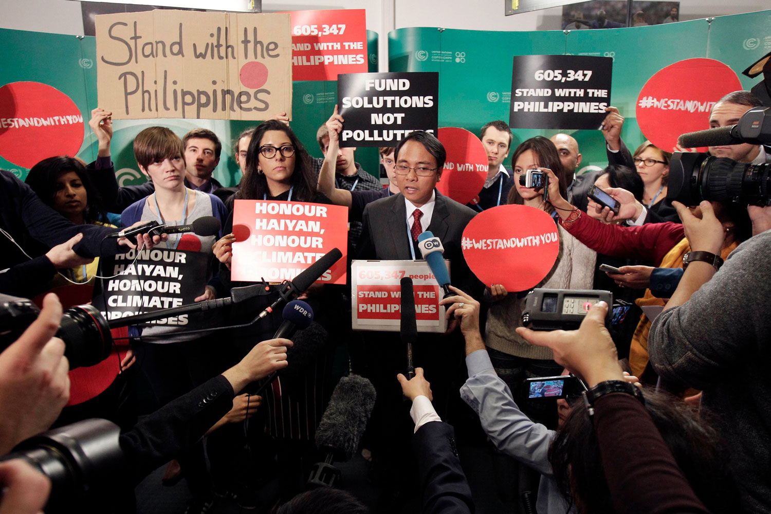 Filipinas se convierte en la gran protagonista de la cumbre del Cambio Climático