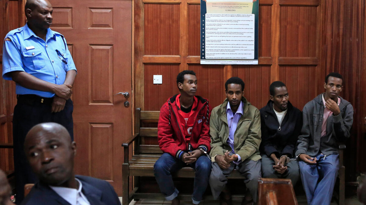 Cuatro somalíes acusados de colaborar con Al Qaeda en atentado en Nairobi