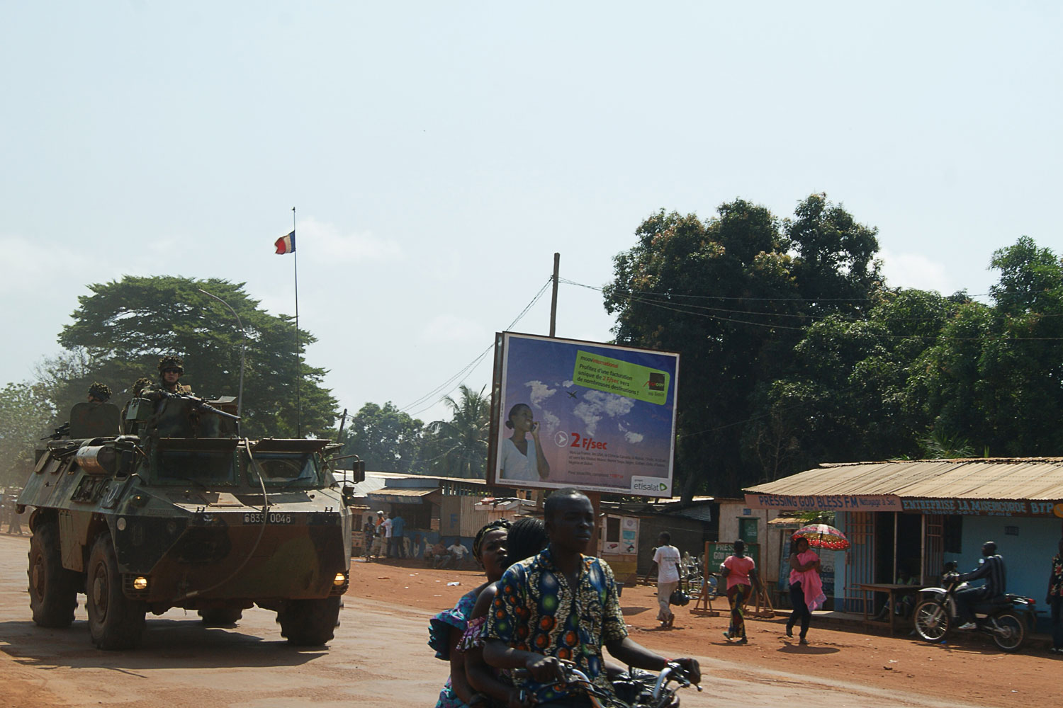 Aterrizan tropas francesas en la República Centroafricana.