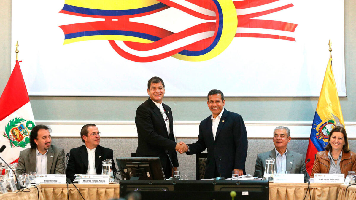 Línea eléctrica de 500 kilovatios. Perú y Ecuador Ollanta Humala y Rafael Correa alcanzan acuerdo