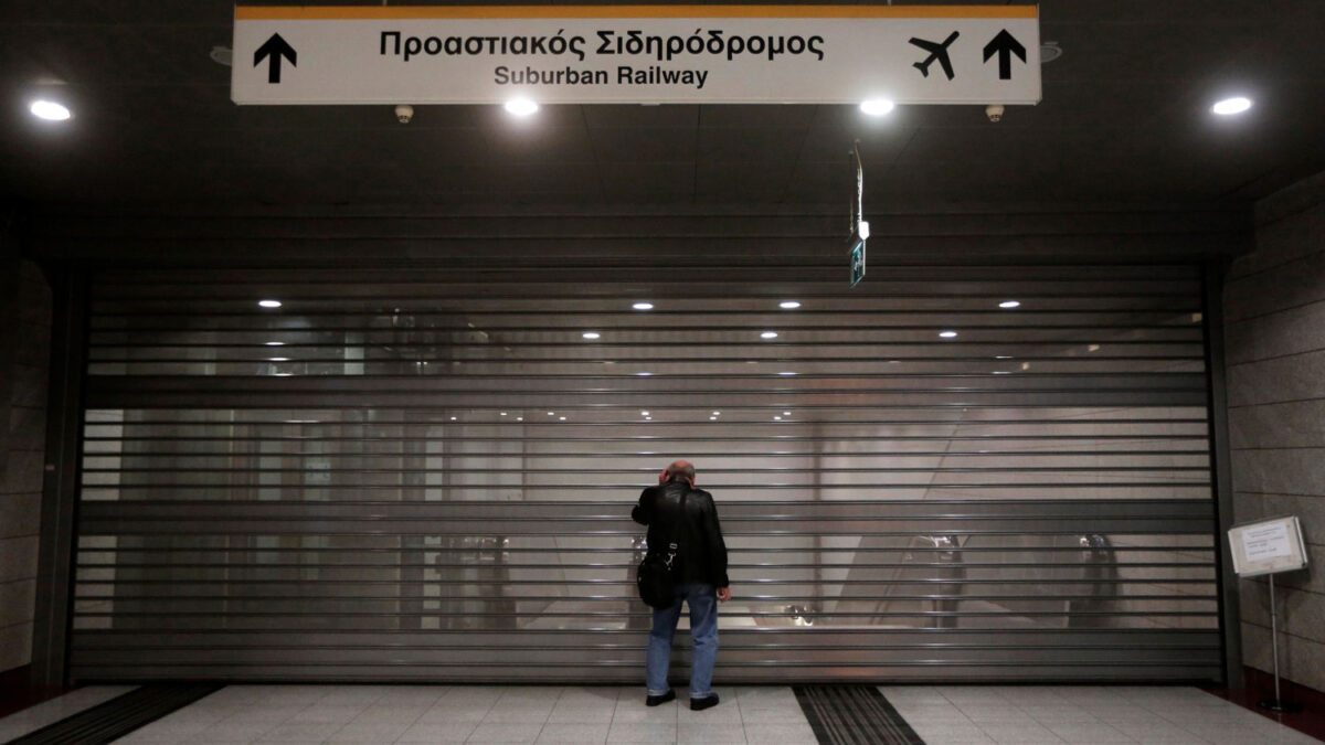 Quinta huelga general en Grecia que ha paralizado el país y ha coincidido con la visita de la Troika