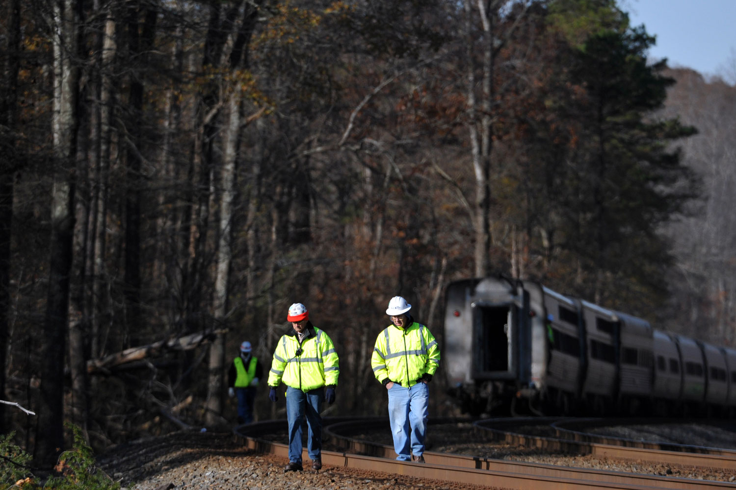 Un tren, con destino Nueva York, descarrila en Carolina del Sur.
