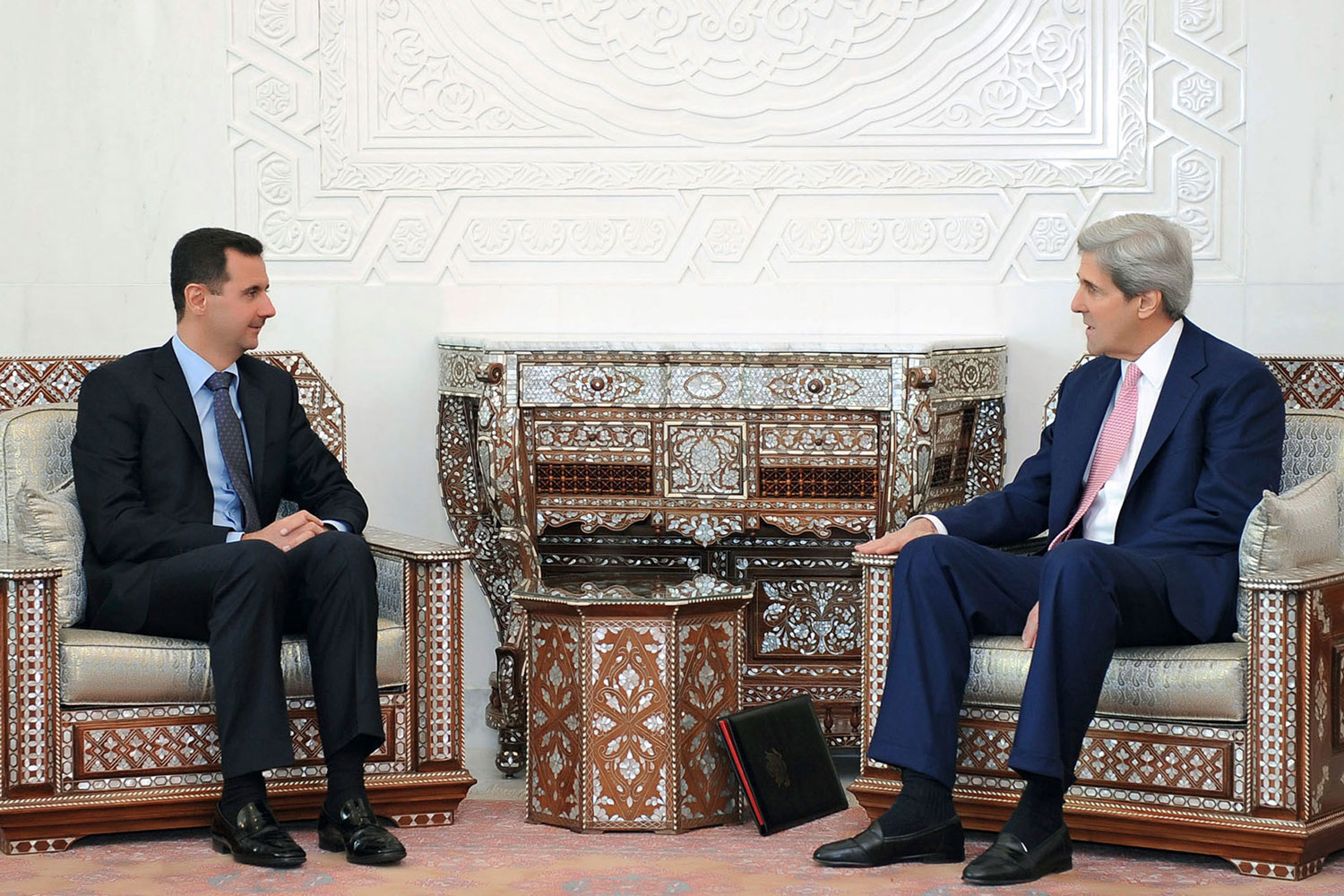 Cuando John Kerry aún se reunía con al-Assad