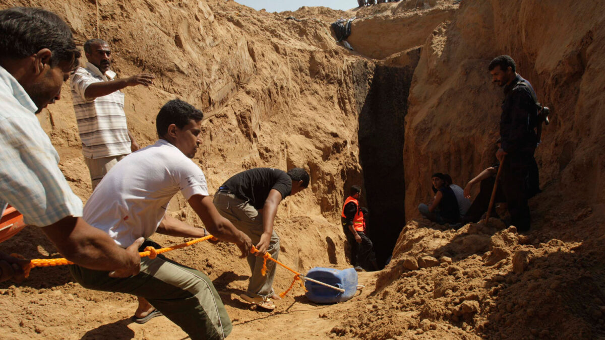 Israel ha bombardeado los túneles clandestinos de Rafá en varias ocasiones