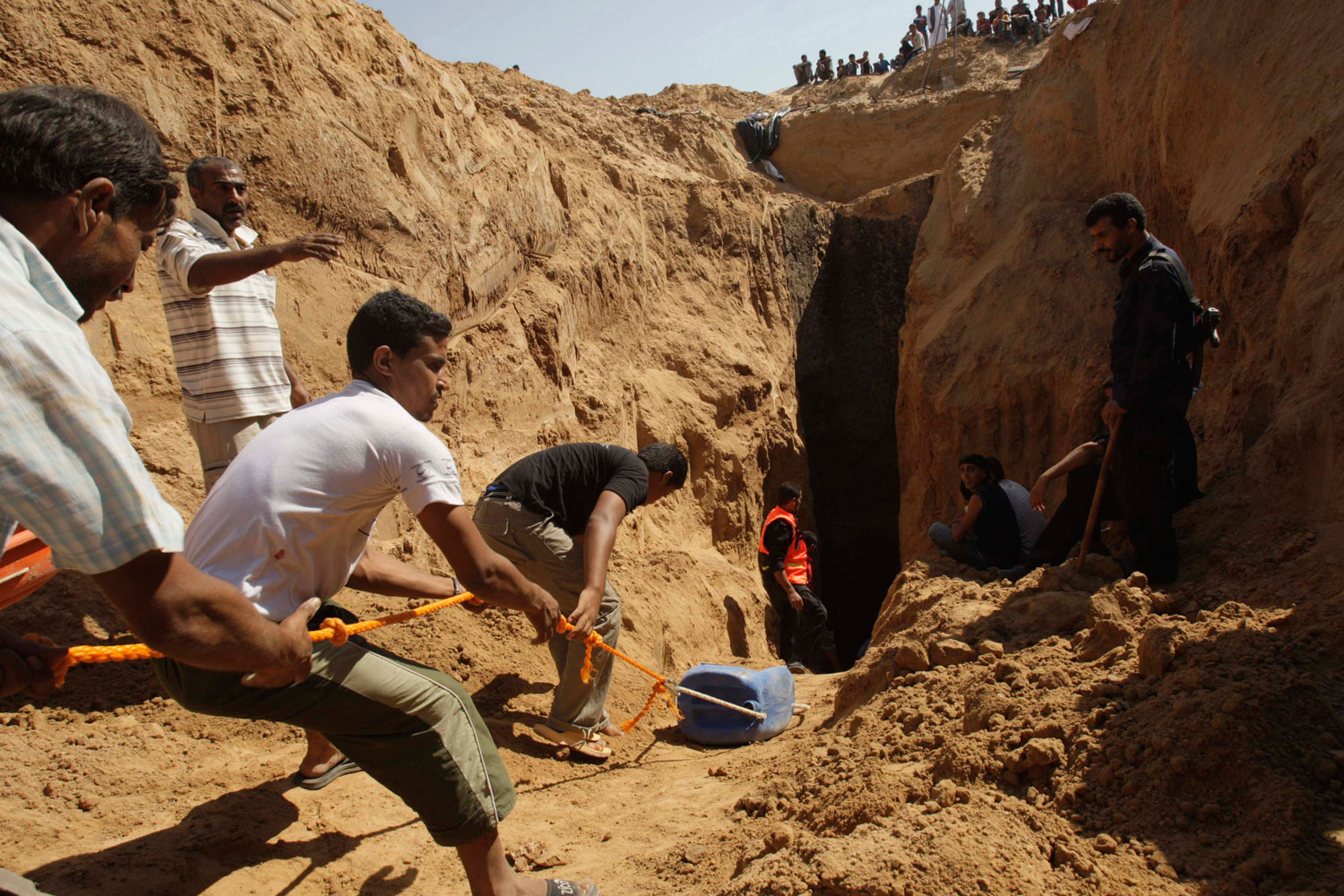 Israel ha bombardeado los túneles clandestinos de Rafá en varias ocasiones