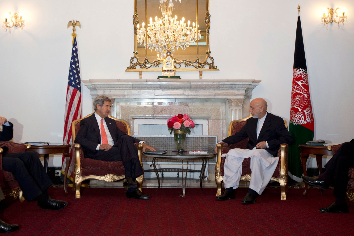 Reunión de John Kerry en Afganistán