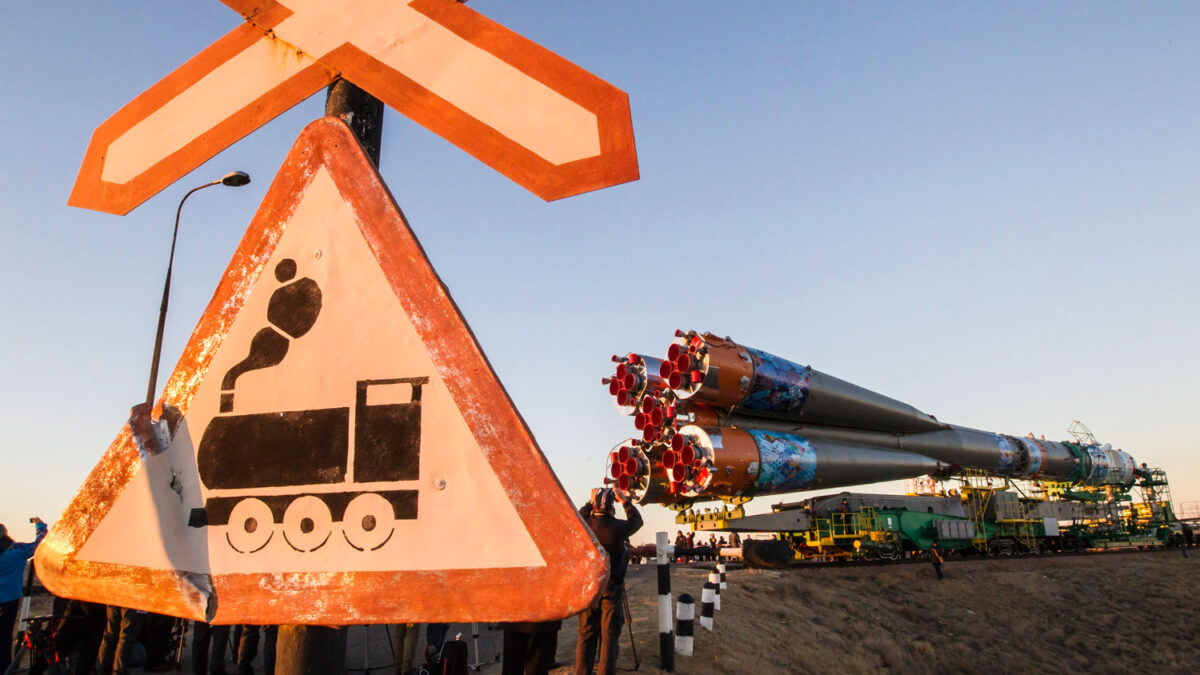 Los preparativos del lanzamiento en el cosmódromo de Baikonur