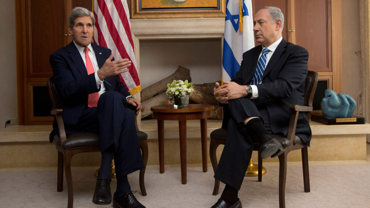 Reunión de Kerry con Benjamin Netanyahu