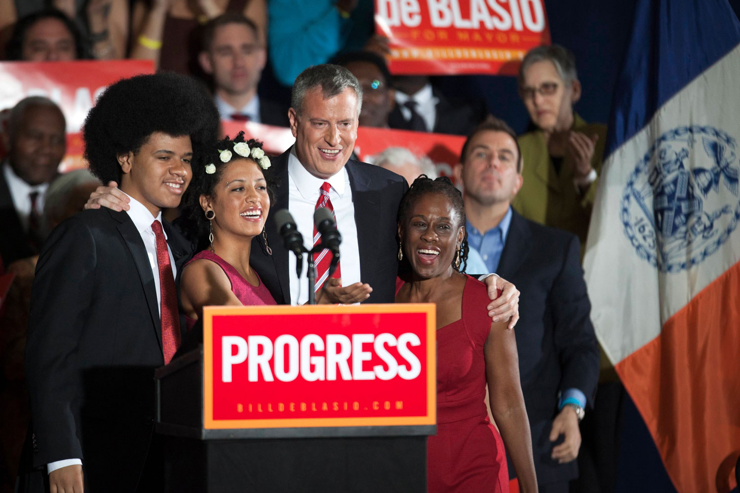 El demócrata Bill de Blasio ha conquistado la alcaldía de Nueva York