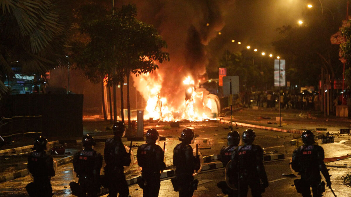 Motín en Singapur tras un accidente de tráfico mortal