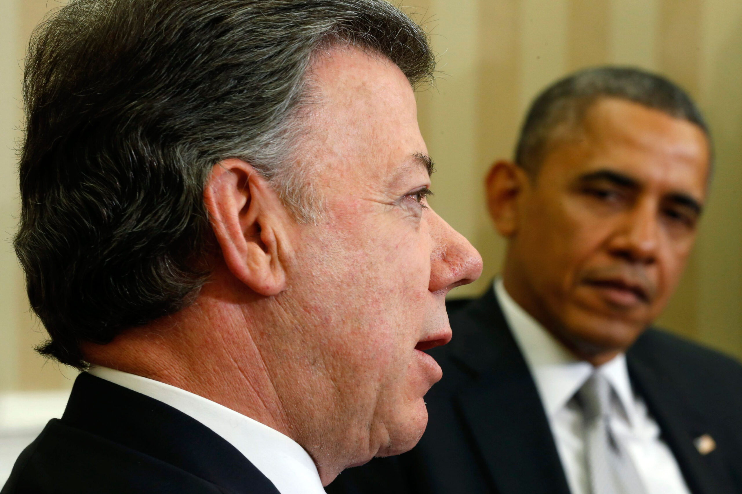 Obama recibe entre elogios a Juan Manuel Santos, su homólogo colombiano por la lucha contra las FARC