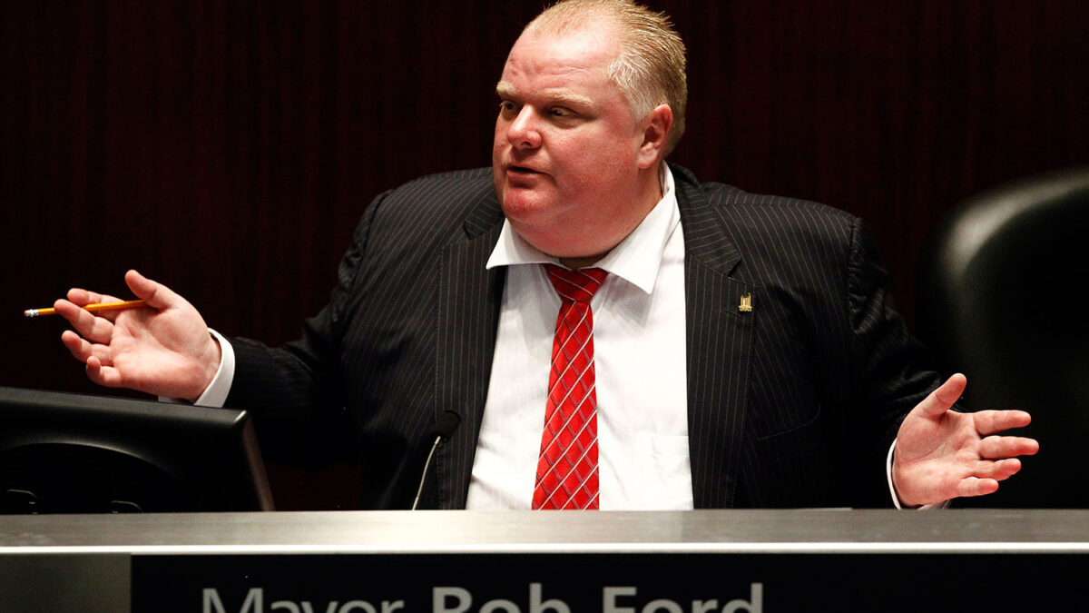 3.500 euros y un coche es el precio del vídeo de Rob Ford consumiendo crack, según la Corte