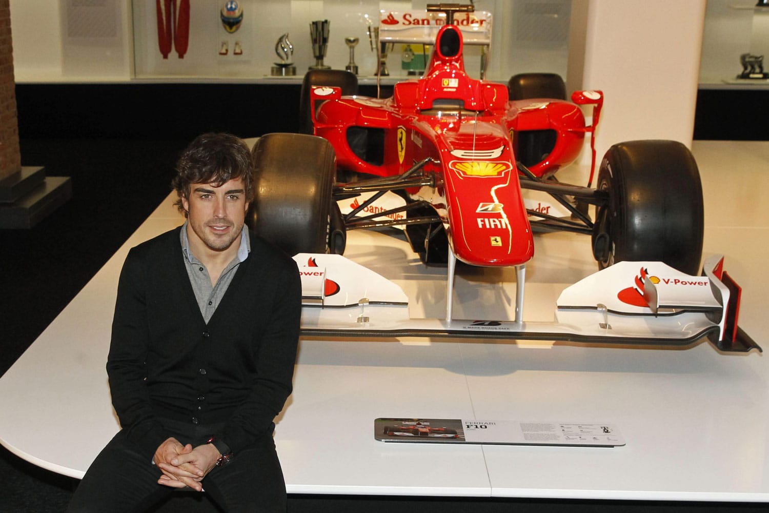 Fernando Alonso presenta exposición