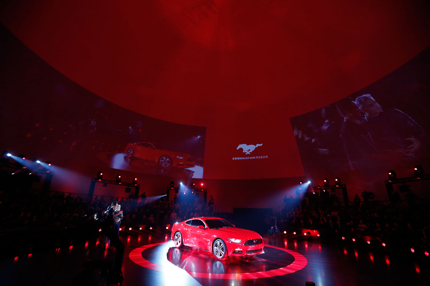 Presentación del nuevo Ford Mustang en Shanghai.