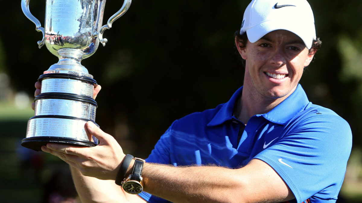 El golfista Rory Mcllroy gana el Abierto de Australia.