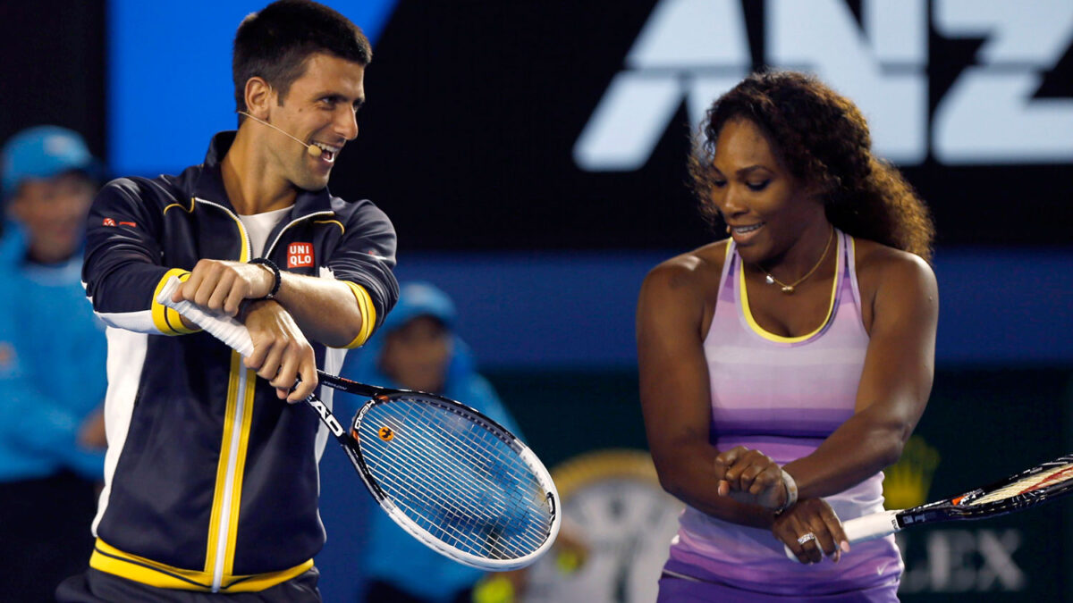 Djokovic y Serena Williams mejores jugadores de tenis 2013