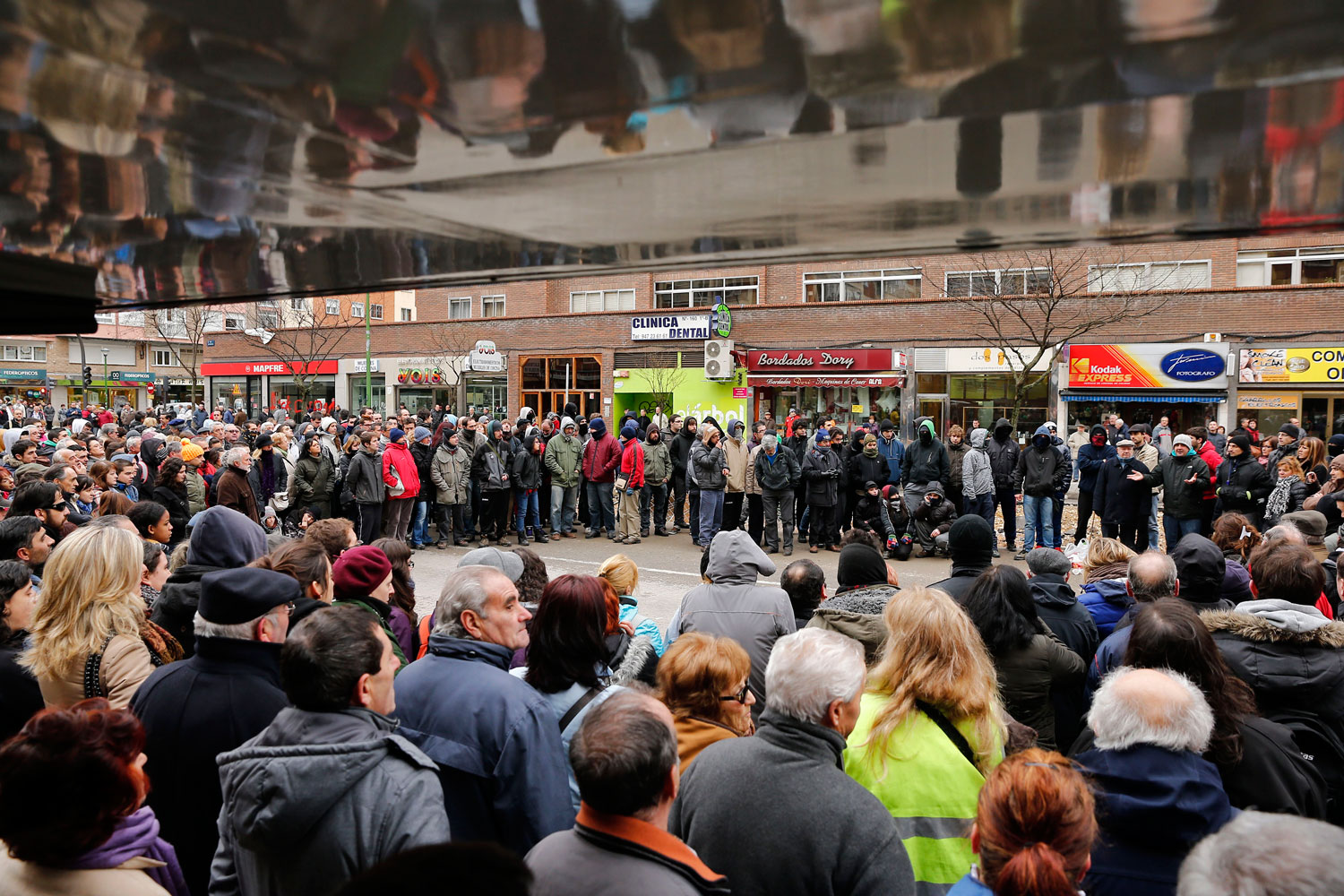 Las protestas por la construcción de un bulevar en Gamonal, Burgos, se saldan con 40 detenidos