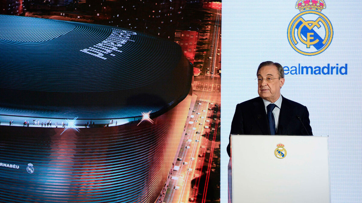 Florentino Pérez presenta la reforma del estadio Bernabéu