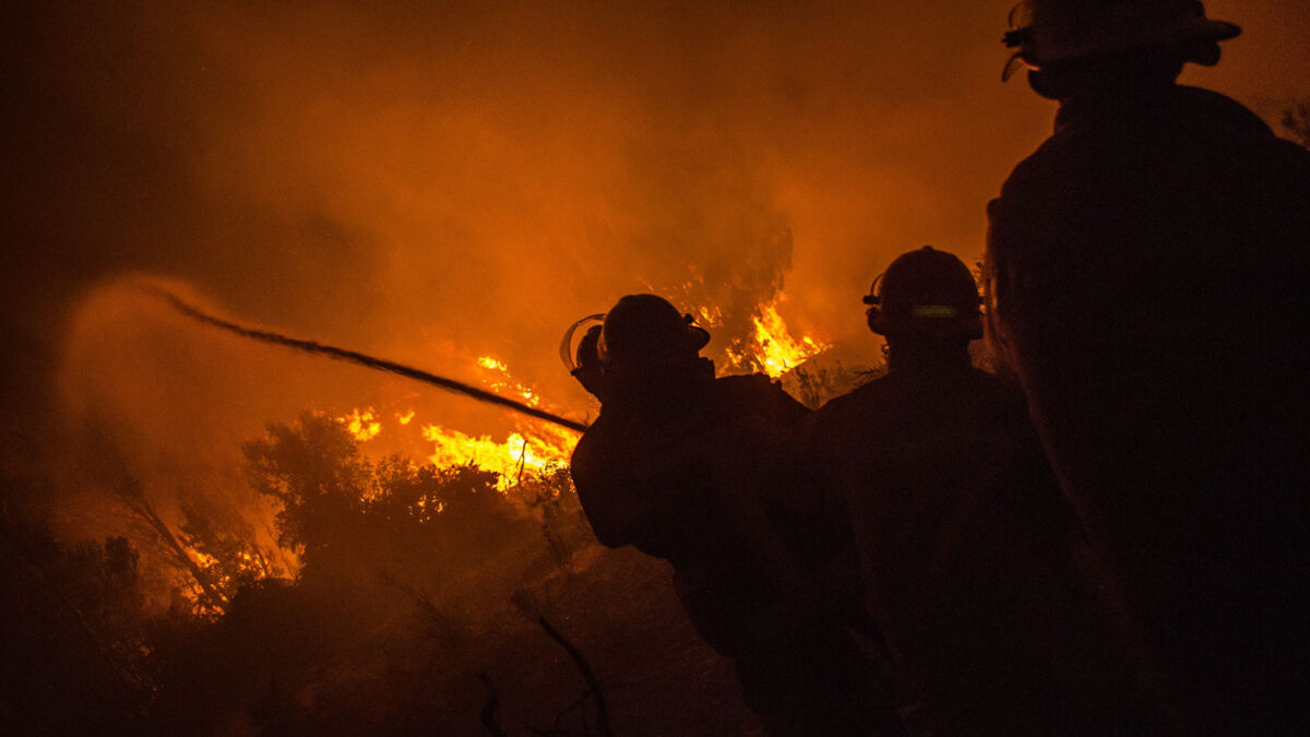 Decenas de incendios forestales azotan Chile