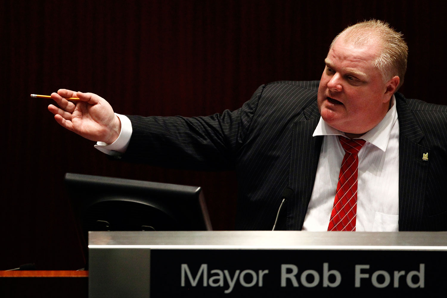 El alcalde de Toronto, Rob Ford, anuncia su candidatura a las elecciones municipales de octubre