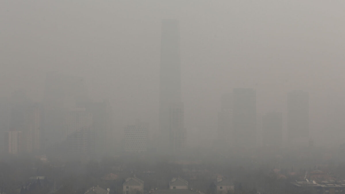 La contaminación de China llega a los EEUU