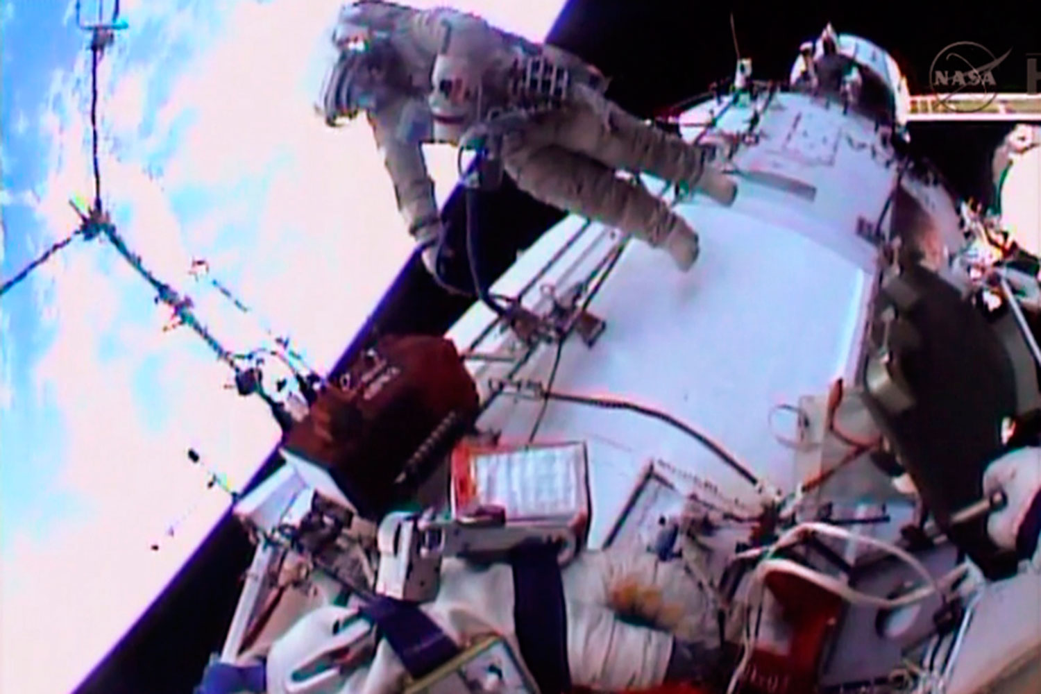 La ISS ya dispone de dos cámaras para observar mejor la Tierra