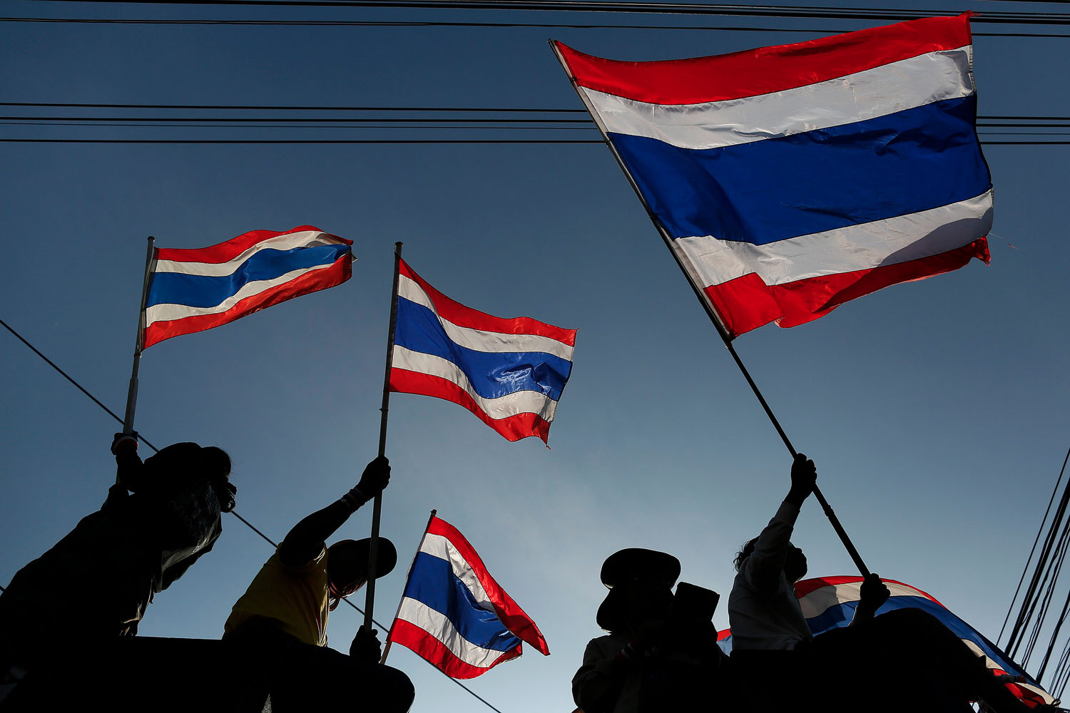 Segundo día de protestas en Tailandia