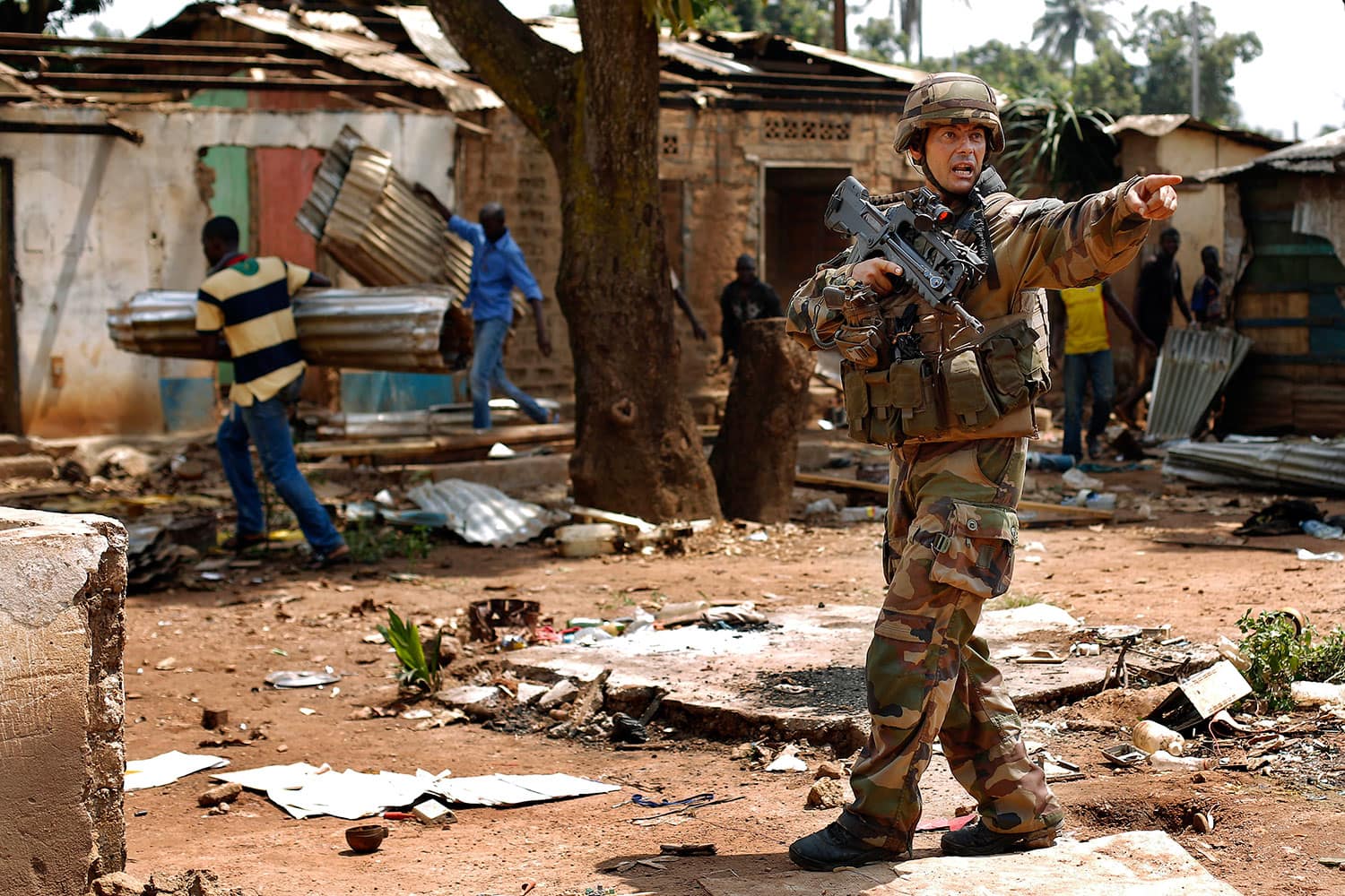 Casas quemadas y 70 personas muertas en los enfrentamientos sectarios de República Centroafricana