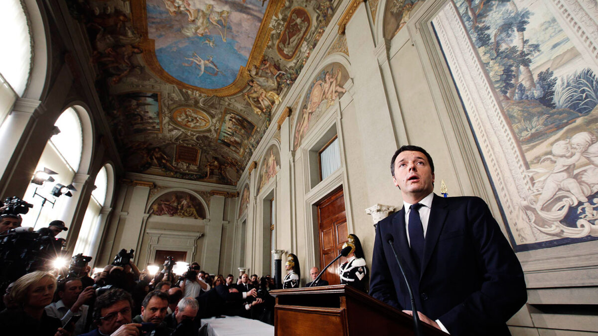 Renzi acepta «con reservas» el encargo del Presidente de la Repúlblica de formar nuevo gobierno