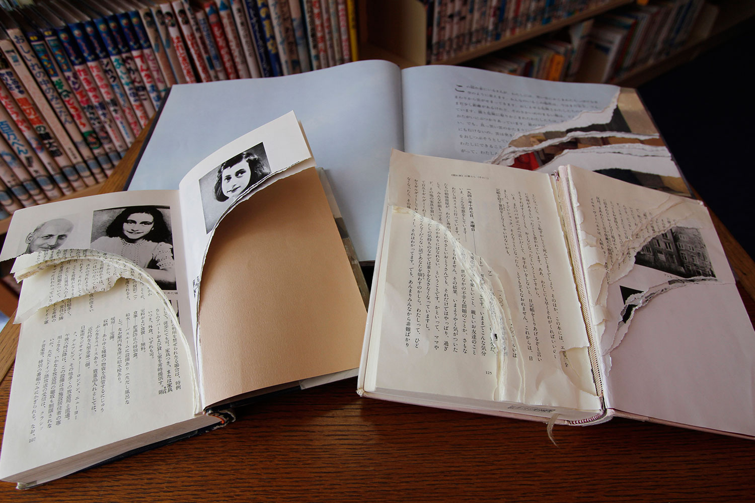 Destrozados más de 200 ejemplares del libro «El diario de Ana Frank» en varias bibliotecas de Tokio